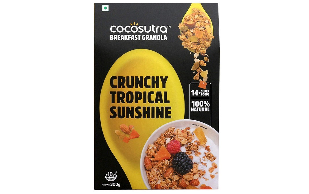 Cocosutra Crunchy Tropical Sunshine    Box  300 grams
